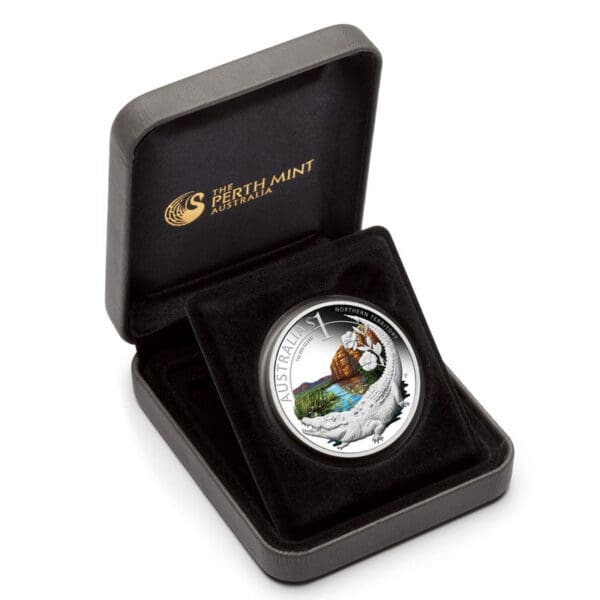 2010 $1 Celebrate Australia 1oz Silver ANDA Proof - Northern Territory 1oz Proof Coin - Image 4