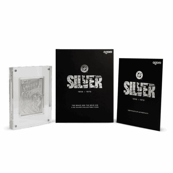 2025 $5 DC 90th Anniversary - Silver Age - The Brave and the Bold #28 3oz Silver Proof Coin - Image 4