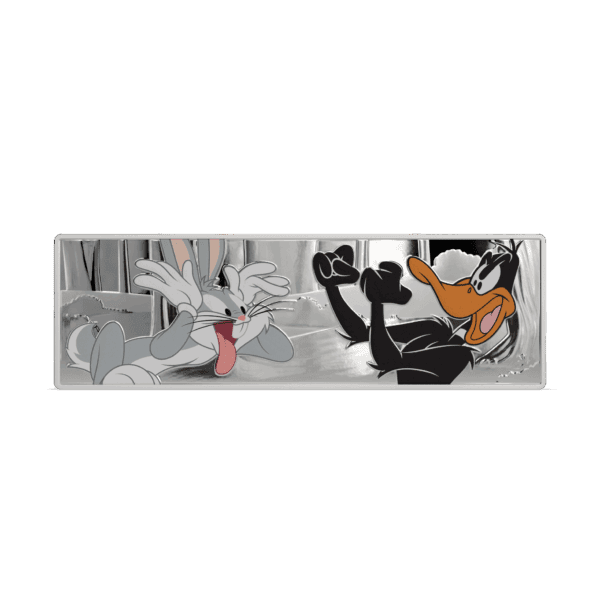 2025 $2 Looney Tunes™ - Bugs Bunny And Daffy Duck 1oz Silver Proof Coin - Image 2