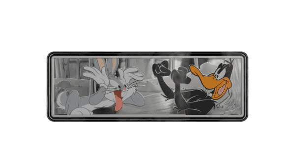 2025 $2 Looney Tunes™ - Bugs Bunny And Daffy Duck 1oz Silver Proof Coin - Image 6
