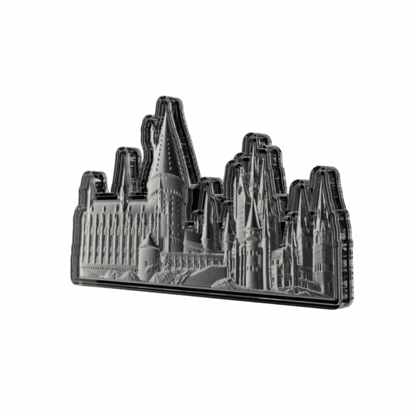 2025 $5 Hogwarts Castle - Harry Potter™ 3oz Silver Proof Coin - Image 6