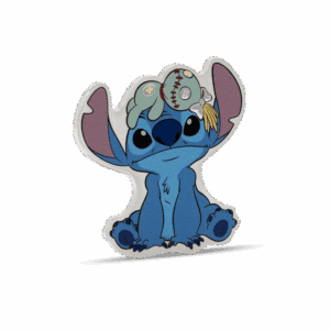 2025 $2 Disney Stitch - Ohana 1oz Silver Proof Coloured Coin
