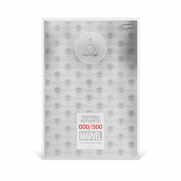 2025 $2 Marvel – The Infinity Saga Phase Three - Black Panther 1.5oz Silver Coin - Image 3