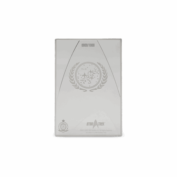 2025 $2 Star Trek - Starfleet Communicator Owner Manual 1oz Silver Proof Coin - Image 3