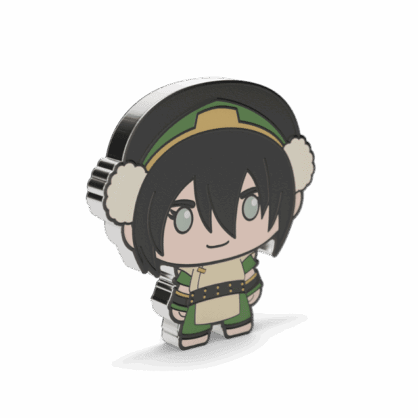 2025 $2 Avatar The Last Airbender - Toph Chibi® 1oz Silver Proof Coin