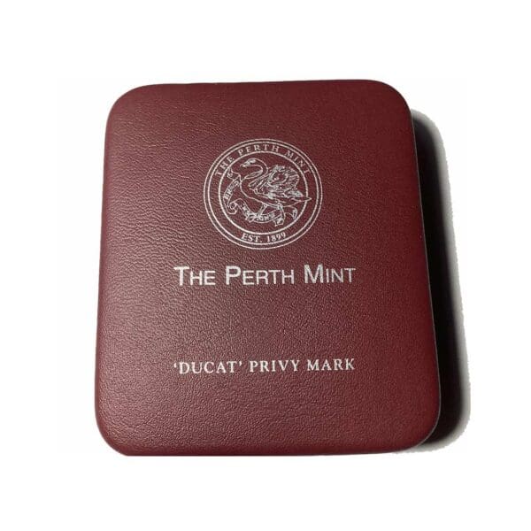 1996 $2 Ducat Privy Mark Kookaburra 2oz Silver Gilded Coin - Image 3
