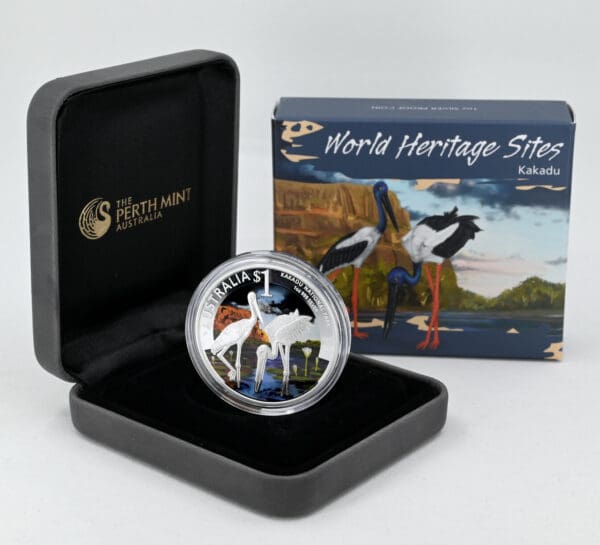 2013 $1 Kakadu National Park 1oz Silver Proof Perth Mint Coloured Coin - Image 2