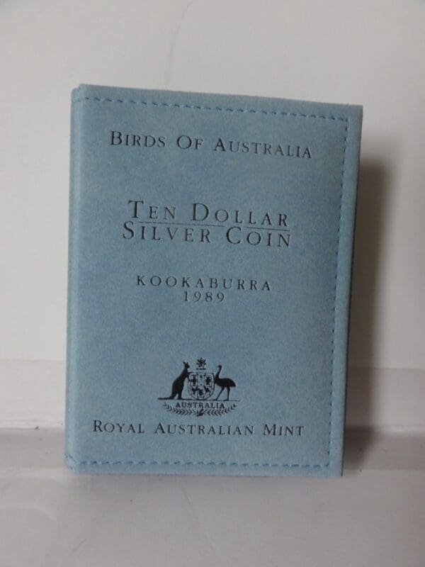 1989 $10 Kookaburra Birds of Australia Silver Proof Coin - Image 3
