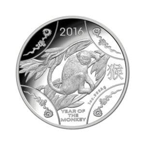 2016 $1 Year of the Monkey Silver Proof Coin