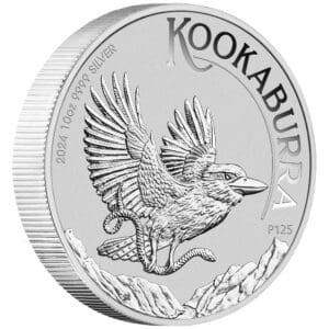 2024 $10 Australian Kookaburra 10oz Silver Perth Mint Bullion Coin