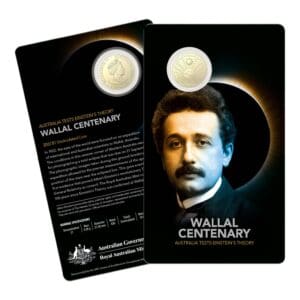2022 $1 Wallal Centenary - Australia Tests Einstein's Theory Carded Coin