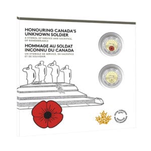2025 $2 Circulation Coins - Honouring Canada's Unknown Soldier - Keepsake Card