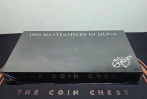 New 1993 5.32ozt The Explorers Part 2 Masterpieces in Silver Proof Coin Set