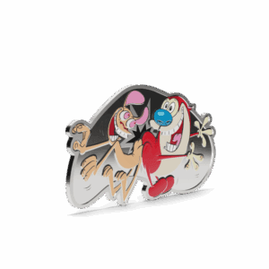 2025 $2 Ren And Stimpy - Butt Bump 1oz Silver Proof Coin