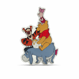 2025 $2 Winnie the Pooh - Friends Love Hunny Too 1oz Silver Proof Coin