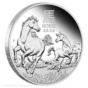 2026 $1 Year of the Horse Australian Lunar Series III 1oz Silver Proof Coin
