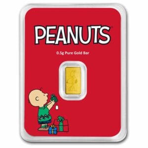 PAMP Suisse 0.5g Christmas with Snoopy And Charlie Brown Peanuts Bar