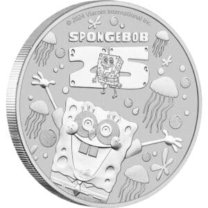 2024 SpongeBob SquarePants 25th Anniversary 1oz Silver Coin