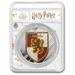 Gryffindor - 2025 Harry Potter Houses 1oz Silver Coin in TEP