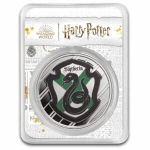 Slytherin - 2025 Harry Potter Houses 1oz Silver Coin in TEP