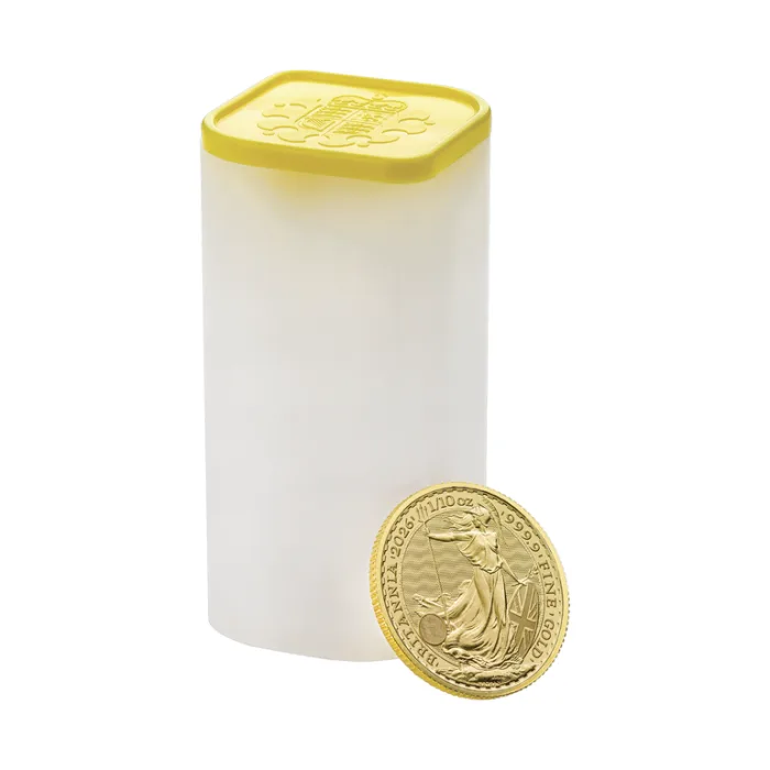 2026 1/10 oz Great Britain Britannia .9999 Gold BU Coin - Image 5