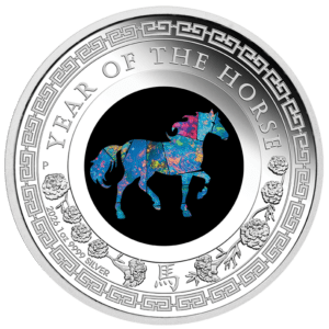 2026 Australian Lunar Opal Series - Year of the Horse 1oz Silver Proof Coin