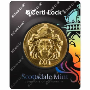 Scottsdale Mint Stacker® 1oz Gold Carded Certi-Lock Round
