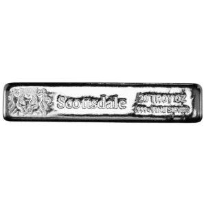 Scottsdale CL20 20oz Silver Cast Bullion Bar