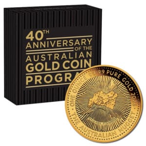2026 Australian Nugget 40th Anniversary 1oz Gold Proof Perth Mint Coin