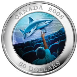 2008 $30 Canadian Achievements Series: IMAX - Sterling Silver Hologram Coin