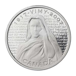2007 $30 Vimy Memorial - 31.50g Sterling Silver Canadian Coin