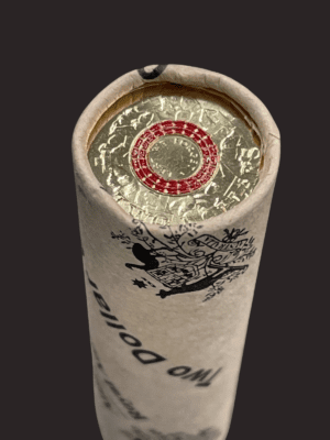 2015 $2 Lest We Forget ANZAC Red Coloured Royal Australian Mint H/T Coin Roll