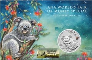 2025 $1 Perth Mint Australian Koala 1oz Silver Coin with Bison Privy Mark