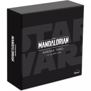 2022 $2 Star Wars - Ahsoka Tano -  The Mandalorian Classic -  1oz Silver Coin