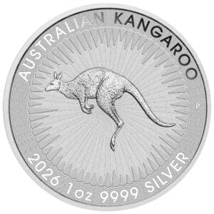 2026 Perth Mint Silver Kangaroo Coin 1oz Silver Coin