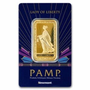 PAMP Lady of Liberty (In Assay) 1oz Gold Bar