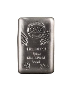 Intrinsic Tender - Tiger - XAG 10oz Silver Cast Bar