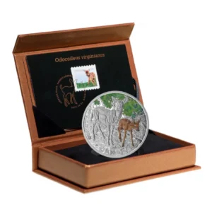 2015 $20 Limited-Edition Baby Animals: The Deer Fawn Stamp & 1oz Coin Set