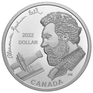 2022 $1 Alexander Graham Bell: Great Inventor - Pure Silver Coin