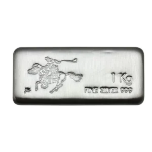 Silvertowne 1kg Silver Cast Bar - Pony Express