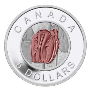 2014 $5 Flowers in Canada: Tulip 9.00g Silver Royal Canadian Mint Proof Coin
