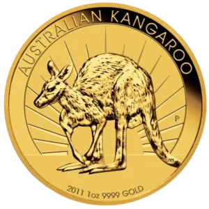 2011 Perth Mint 1oz Gold Australian Kangaroo 100 Dollar Coin