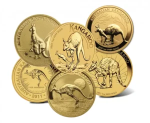 Random Perth Mint 1oz Gold Australian Kangaroo Coin
