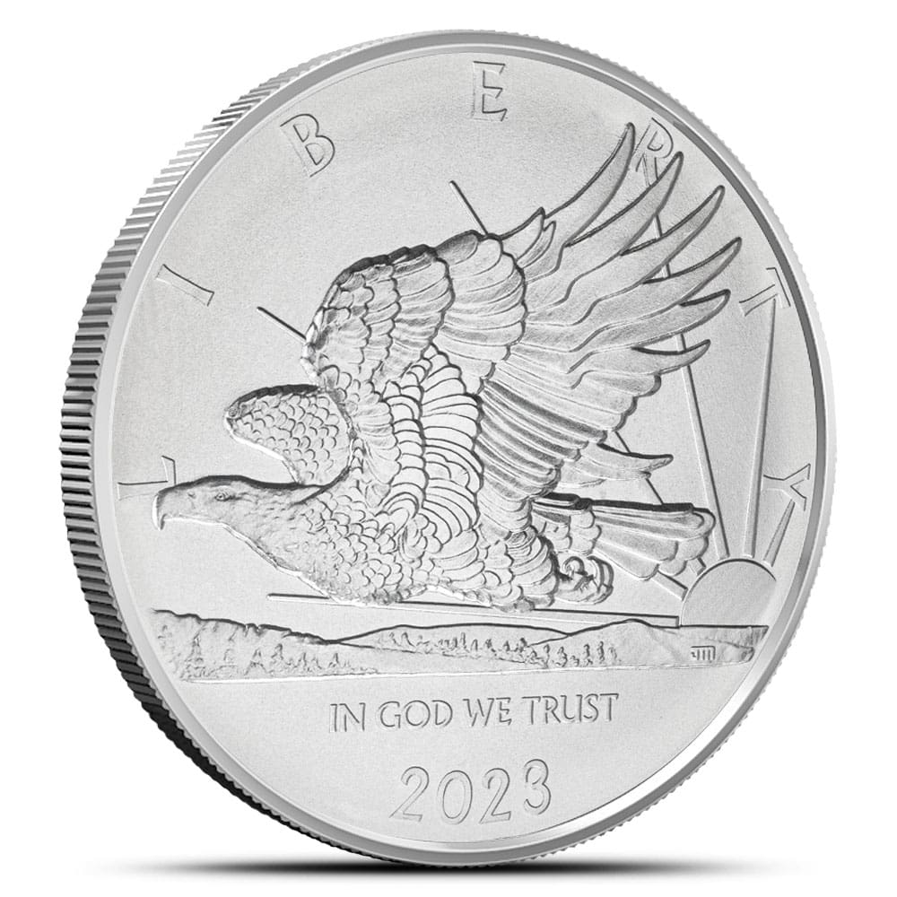 2023 John Mercanti Eagle 1oz Samoa .999 Silver BU Coin | The Coin