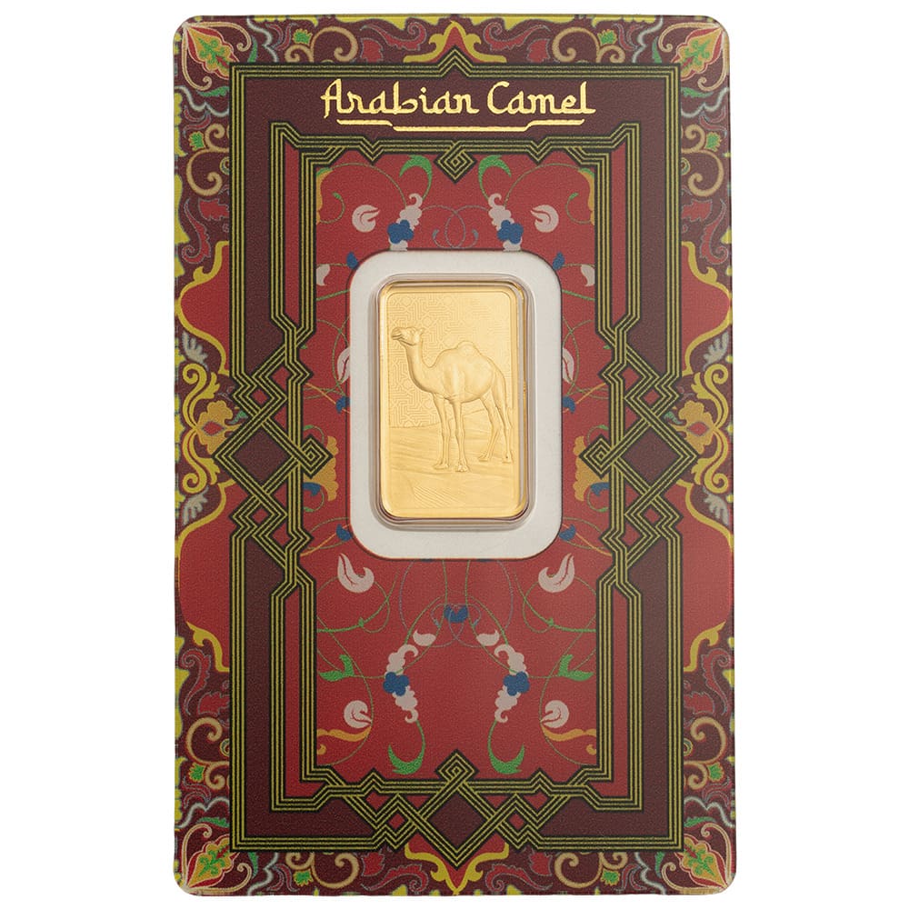 5 Gram PAMP Suisse Arabian Camel Gold Bar
