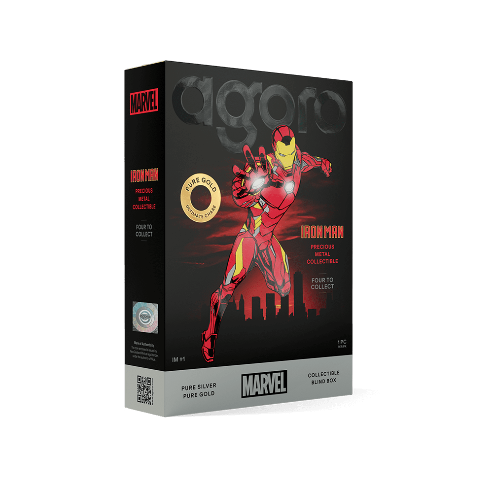 Iron Man – Marvel 1/2oz Coin Agoro Blind Box