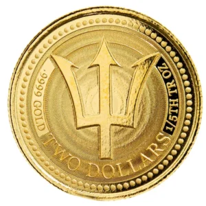 Scottsdale Mint 2021 Barbados Trident 1/5 oz Gold Coin