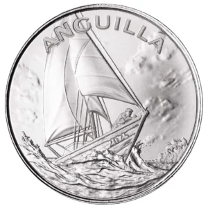 Scottsdale Mint 2025 Regatta EC8 1oz Silver Anguilla Bullion Coin