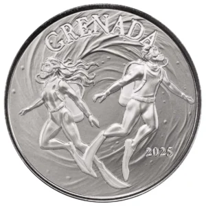 Scottsdale Mint 2025 Underwater Divers EC8 1oz Silver Grenada Coin