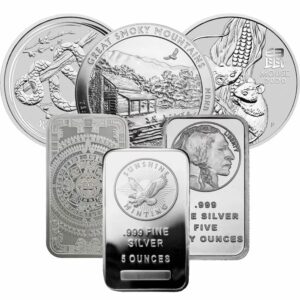 5oz Generic Silver Cast Bar